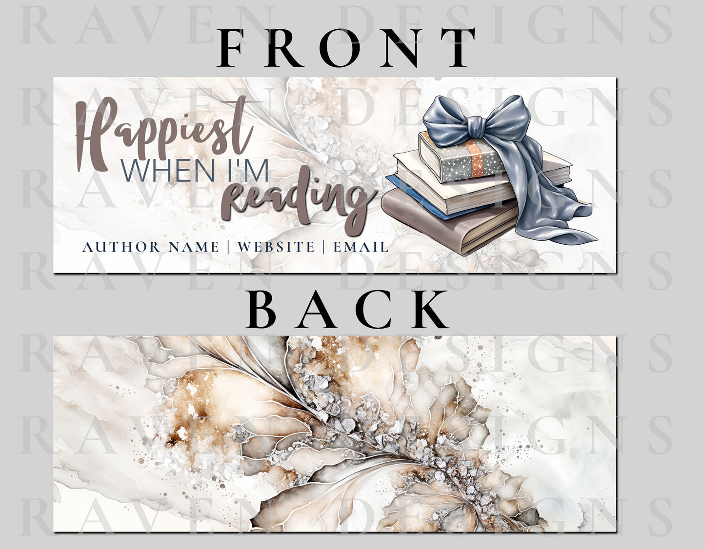 Happiest Reading Premade Bookmark