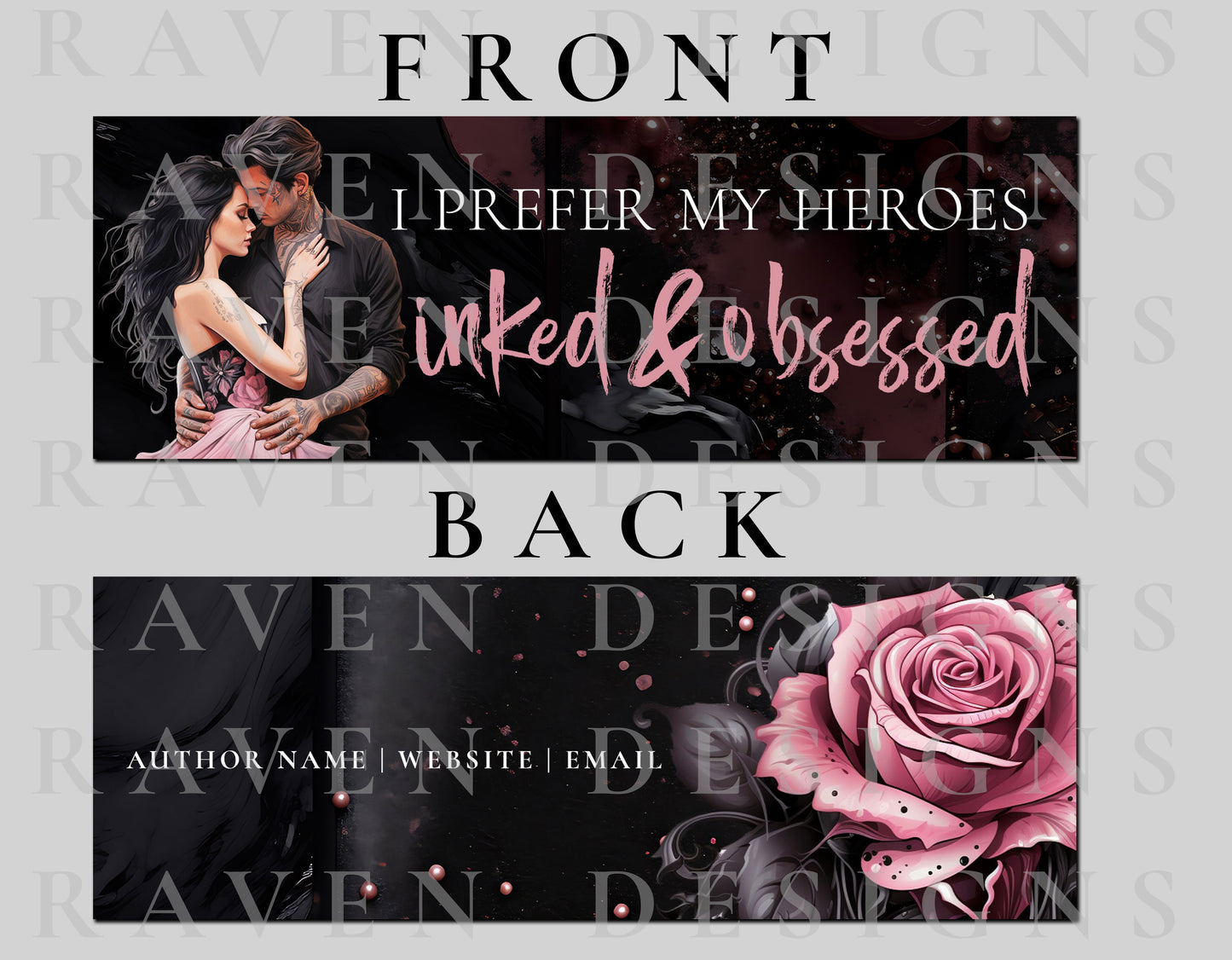Inked & Obsessed Premade Bookmark