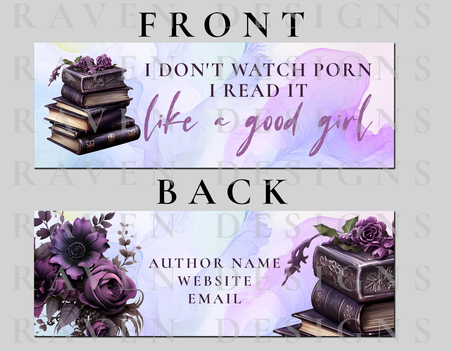Read It Like A Good Girl Premade Bookmark