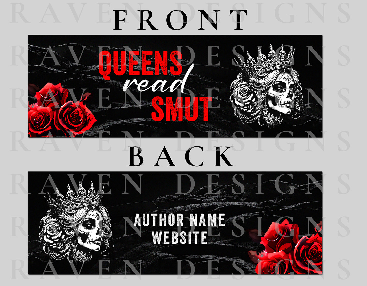 Queens Read Smut Premade Bookmark