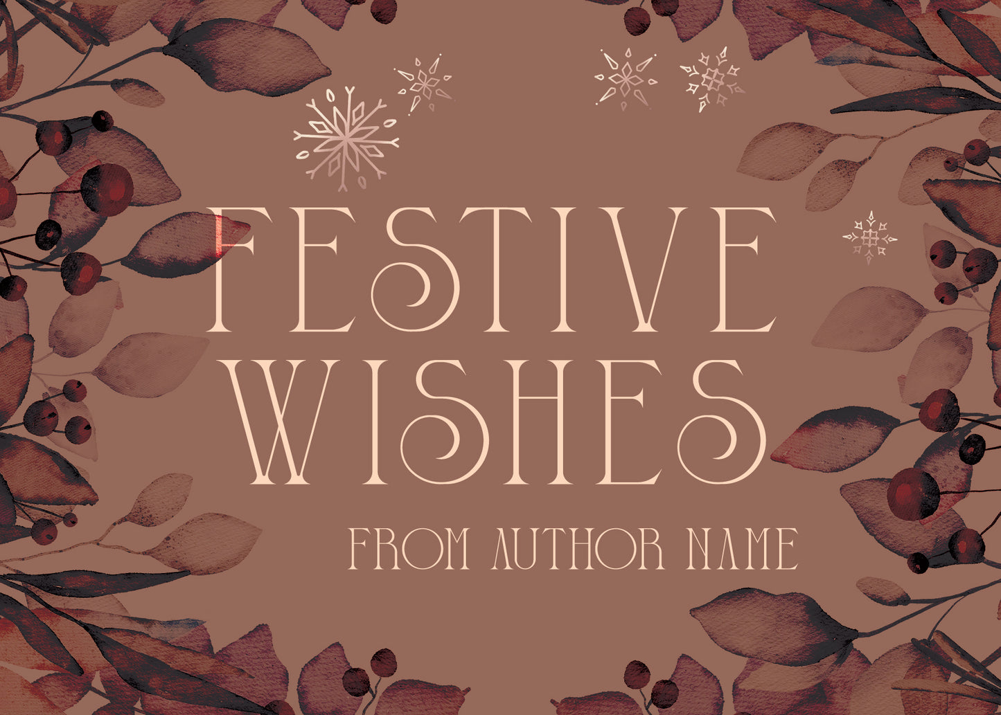 Festive Premade Postcard - Image One