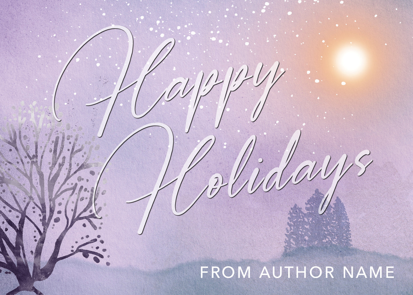 Festive Premade Postcard - Image Two