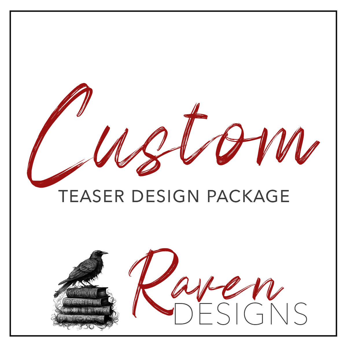 Custom Teaser Design Package