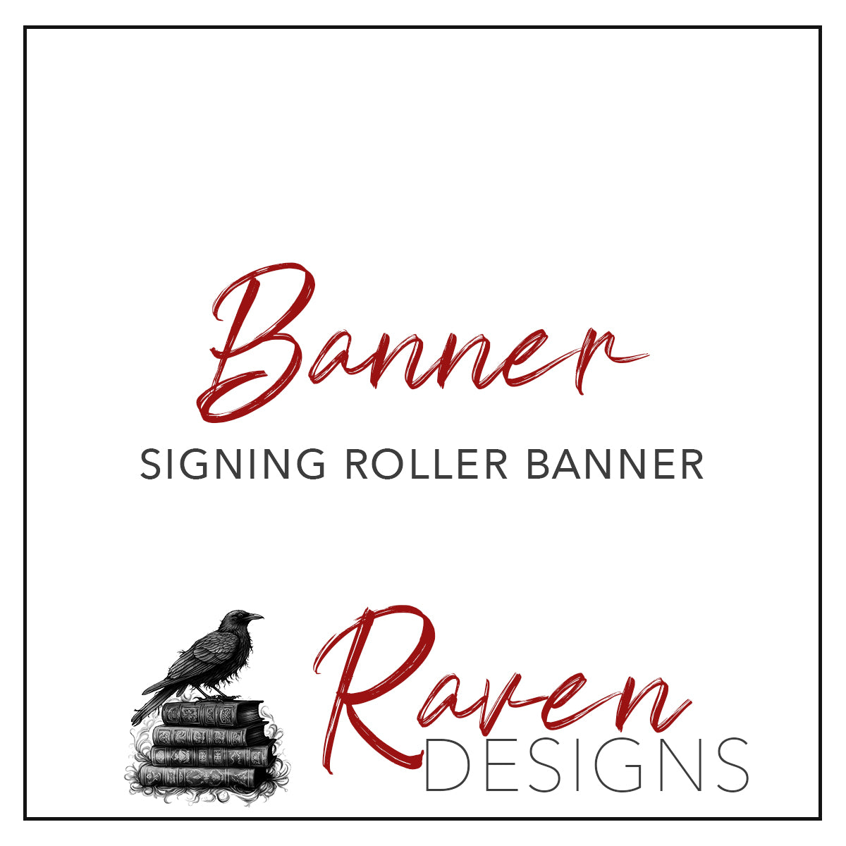 Custom Author Signing Banner