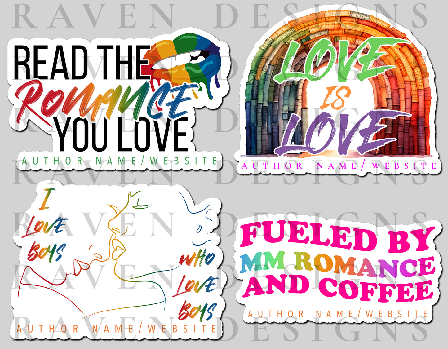 MM Romance Premade Sticker Set