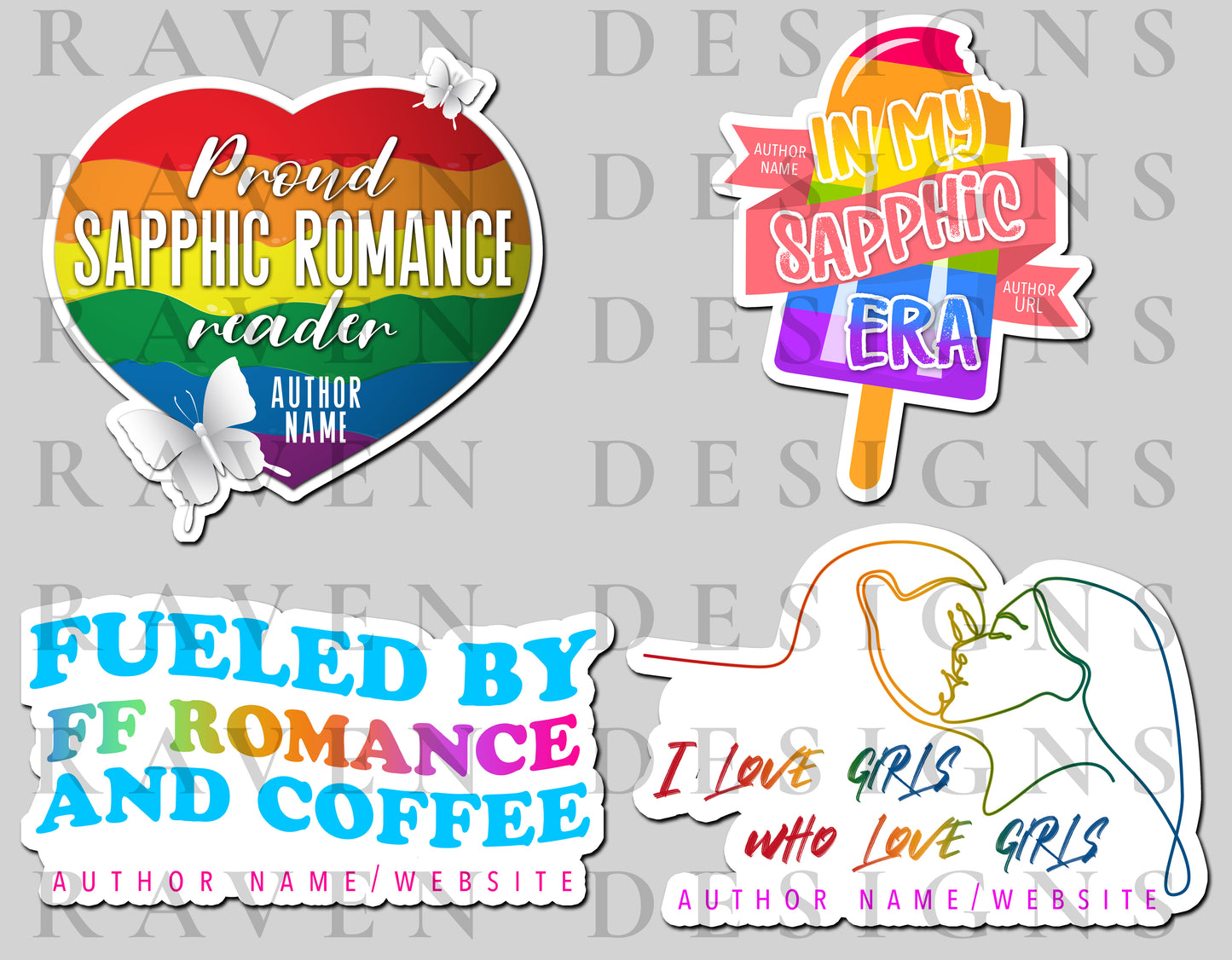 FF Romance Premade Sticker Set