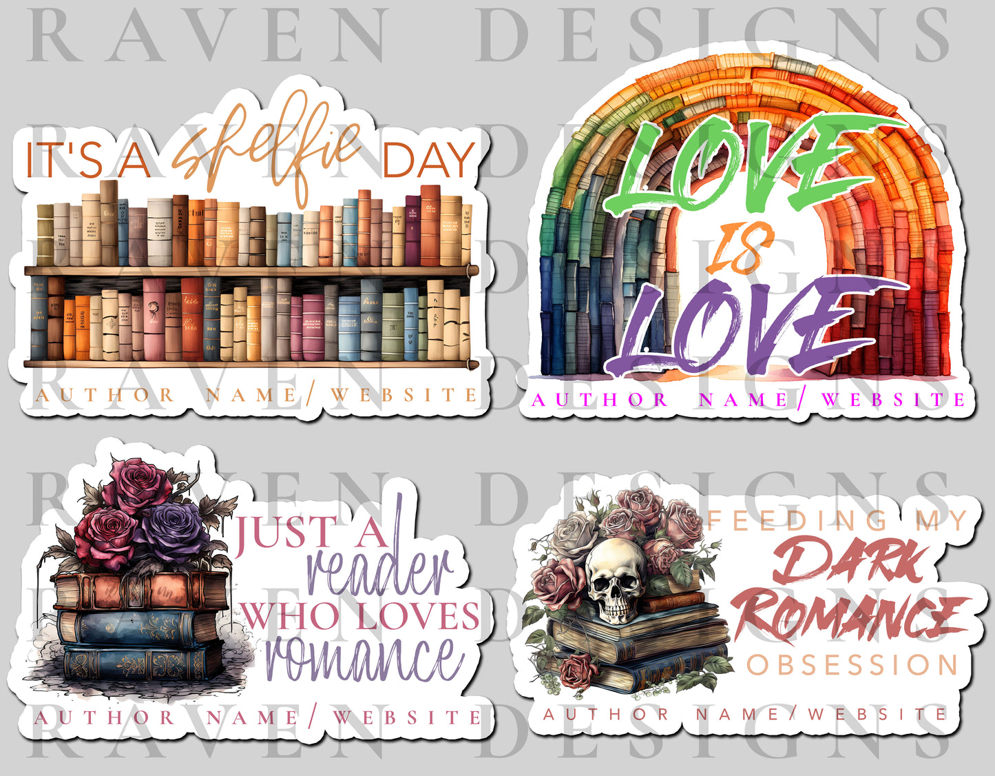 Variety Romance Premade Sticker Set