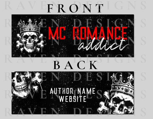 MC Romance Addict Premade Bookmark