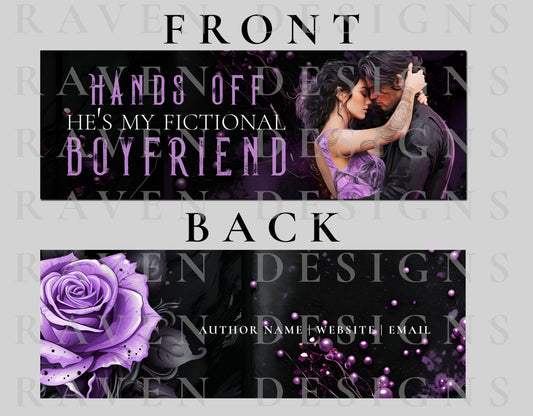 Hands Off Premade Bookmark