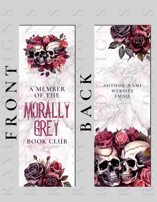 Morally Grey Premade Bookmark